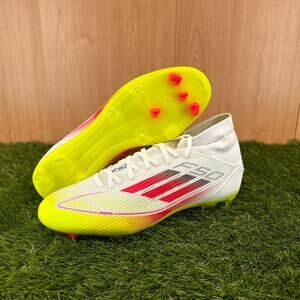 adidas F50 League Mid Cut FG MG White IE1459 Women’s US 9.5 New Without Box